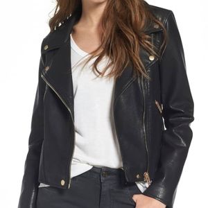 BLANKNYC - Life Changer Faux Leather Moto Jacket